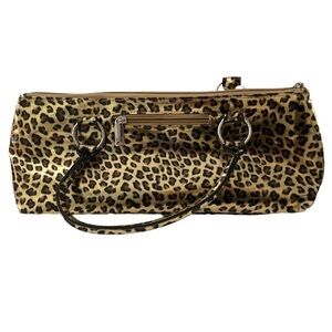 Nwt Wine Clutch Purse Leopard Print w/ Corkscrew
